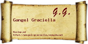 Gangel Graciella névjegykártya